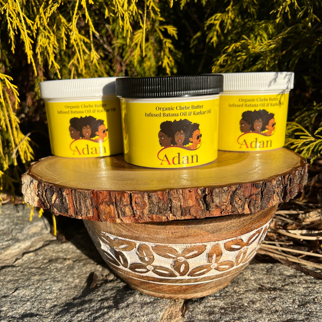 Luxurious Organic Chebe Butter Infused With Karkar Oil & Batana Oil – Adan  products