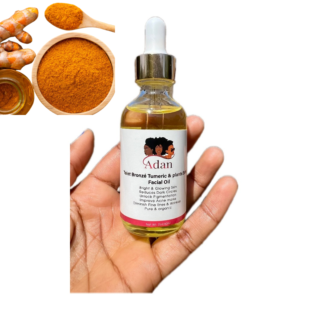 Adan  Brightening & Glowing  Face  Oil , Pure & Organic (b Tumeric)